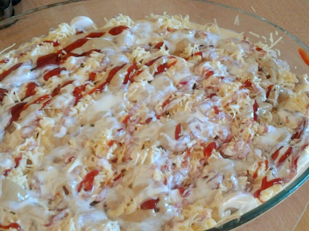 Zapekané prsia so syrom a šampiňónmi (fotorecept) - obrázok 3