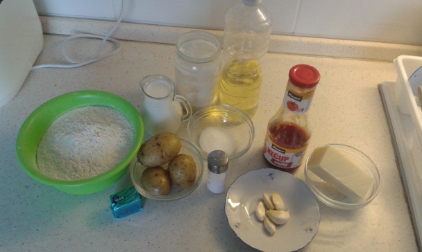 Langoše ako zo stánku (fotorecept) - obrázok 1