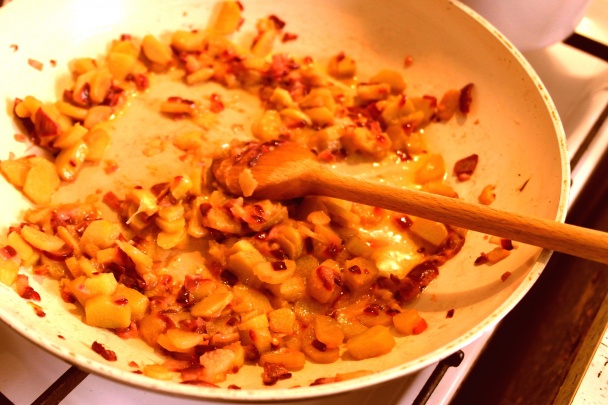 Zázvorovo-rebarborové čatní - obrázok 1