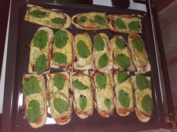 Zapekané bagetky  - obrázok 2