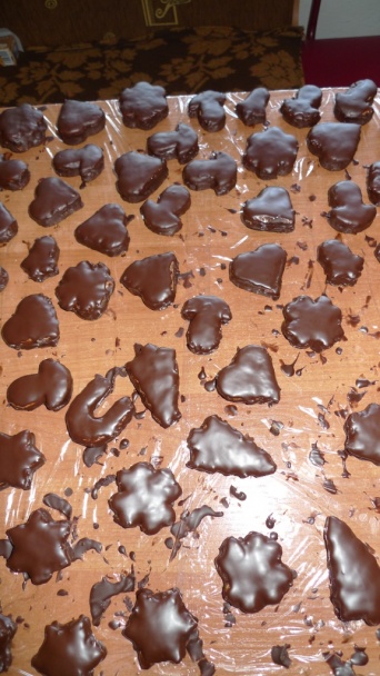 Plnené medovníčky v čokoláde - obrázok 7