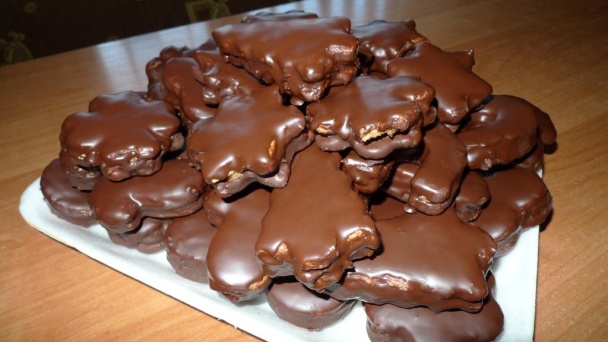 Plnené medovníčky v čokoláde - obrázok 8