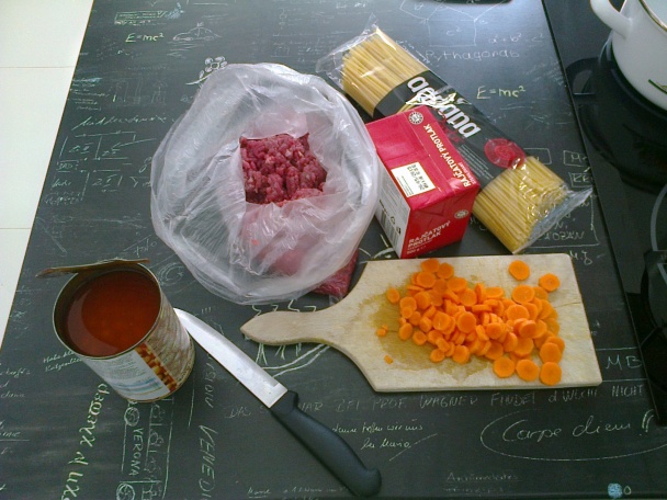 Bucatini s mrkvou a hovädzím mäskom (fotorecept) - obrázok 1