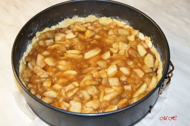 Vánoční drobenkový koláč s jablky (fotorecept) - obrázok 4