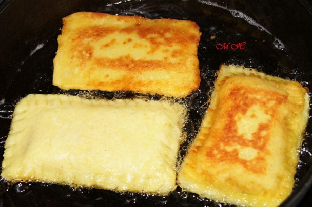 Bramborové smaženky plněné salámem (fotorecept) - obrázok 4