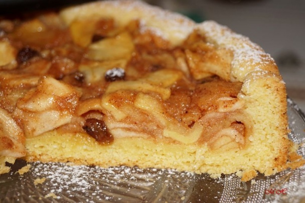 Šťavnatý jablkový koláč z křehkého těsta (fotorecept) - obrázok 5