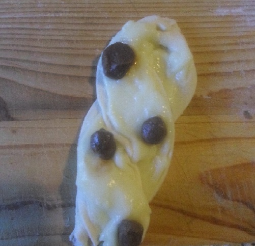 Čokoládovo-pudingové twisty z lístkového cesta (fotorecept) - obrázok 3