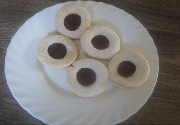 Linecké kolieska s jahodovým lekvárom (fotorecept) - obrázok 5