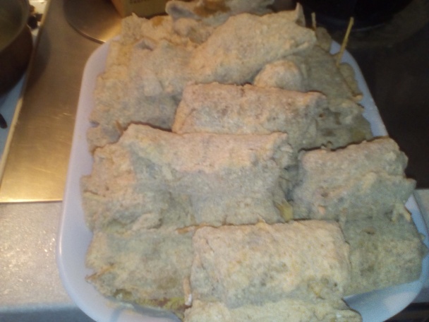 Vyprážaná plnená zemiaková placka (fotorecept) - obrázok 4