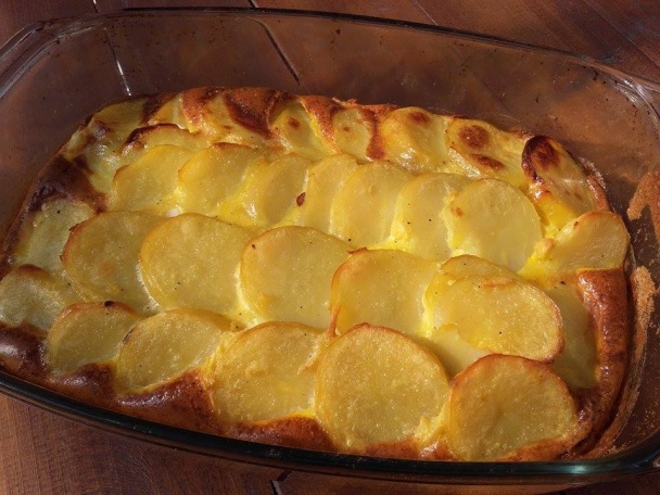 Zapečené prekladané zemiaky s hubami (fotorecept) - obrázok 2