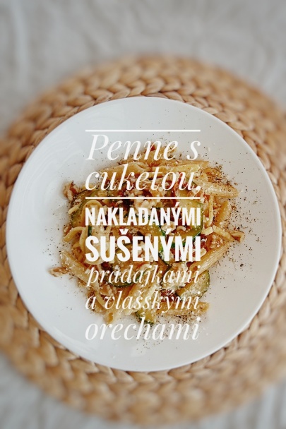 Penne s cuketou, sušenými paradajkami a vlašskými orechami - obrázok 10