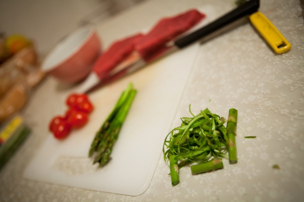 Hovädzí steak so špargľou a grilovanou zeleninkou - obrázok 1