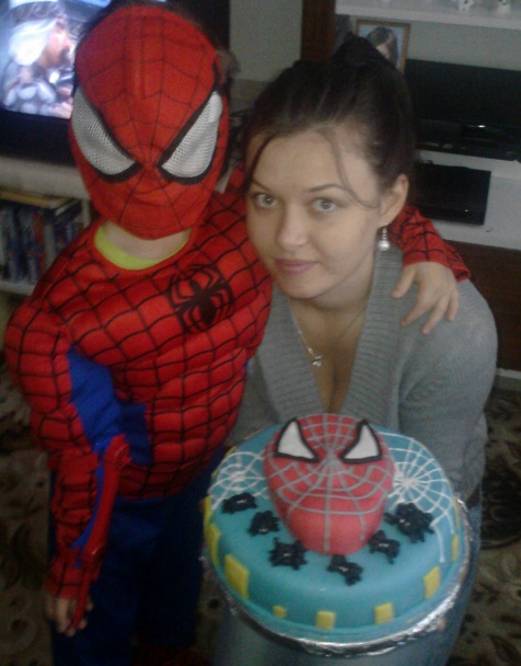Torta spiderman (fotorecept) - obrázok 12