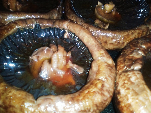 Zapekané plnené šampiňóny portobello (fotorecept) - obrázok 2