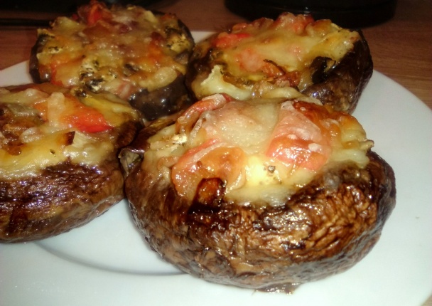 Zapekané plnené šampiňóny portobello (fotorecept) - obrázok 6