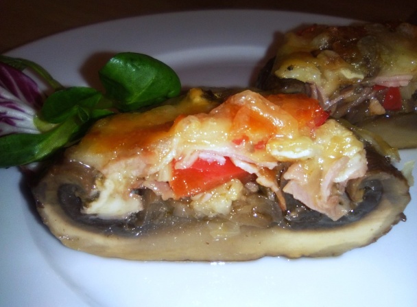 Zapekané plnené šampiňóny portobello (fotorecept) - obrázok 7