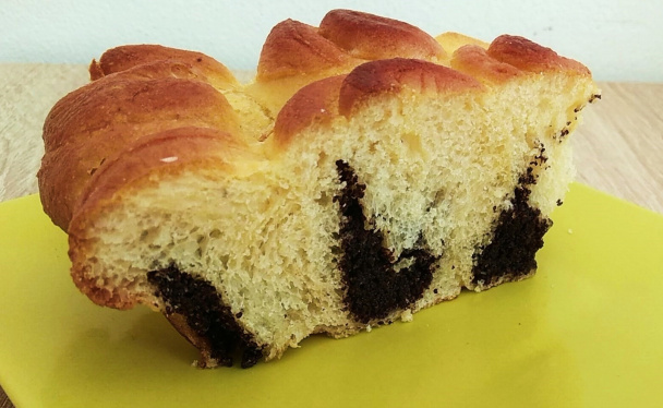 Kysnutý makový koláč - chryzantéma - obrázok 8