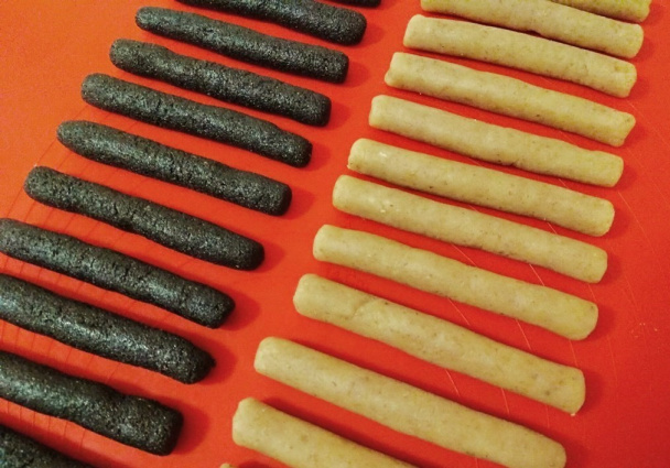 Mramorované makové a orechové rožteky (fotorecept) - obrázok 3