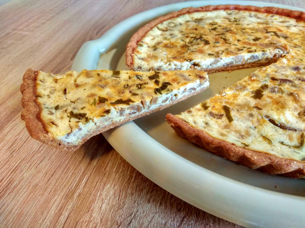Krehký hubový quiche - obrázok 7