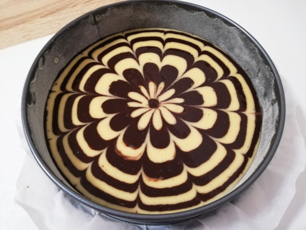 Zebra koláč (fotorecept) - obrázok 5