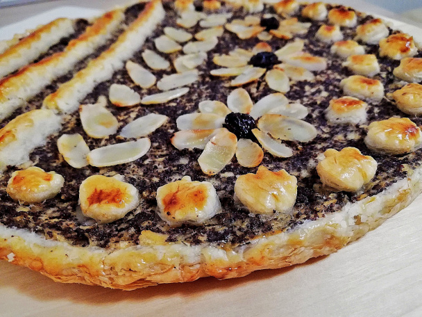 Jablkovo-makový koláč z lístkového cesta (fotorecept) - obrázok 6