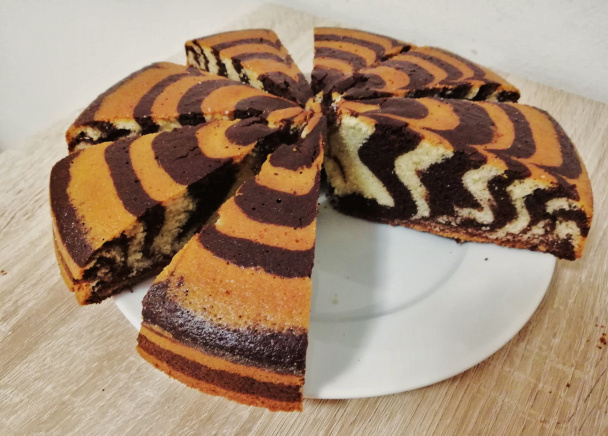 Zebra koláč (fotorecept) - obrázok 6