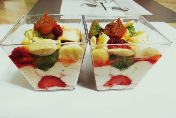 Pena z mandľového masla a skyru  - obrázok 4