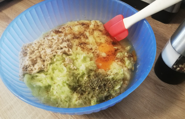 Zemiakové placky s cuketou a ovsenými vločkami (fotorecept) - obrázok 3