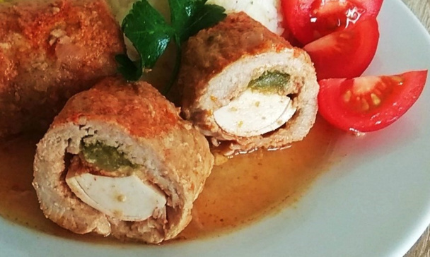 Plnené bravčové závitky - obrázok 7