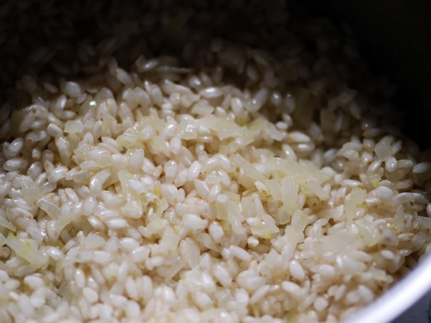 Risotto con funghi, teda s hubami  (fotorecept) - obrázok 4
