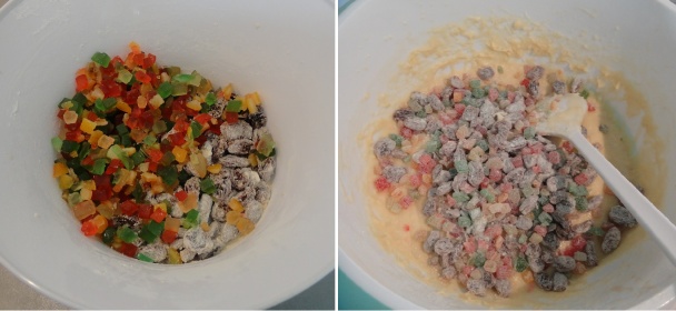 Tvarohová kysnutá bábovka s kandizovaným ovocím a citrónovou polevou (fotorecept) - obrázok 7