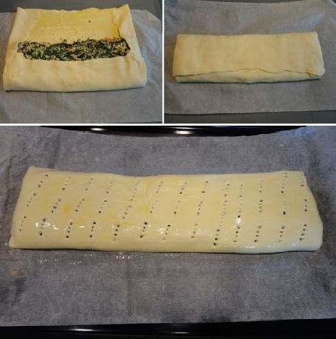 Losos so špenátom zapekaný v lístkovom ceste (fotorecept) - obrázok 6