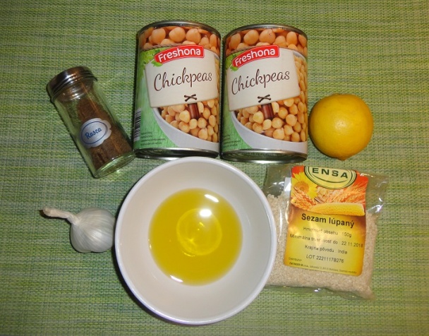 Hummus - cícerová nátierka za 10 minút (fotorecept) - obrázok 1