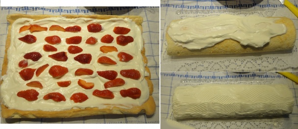 Osviežujúca smotanovo-jahodová roláda (fotorecept) - obrázok 7
