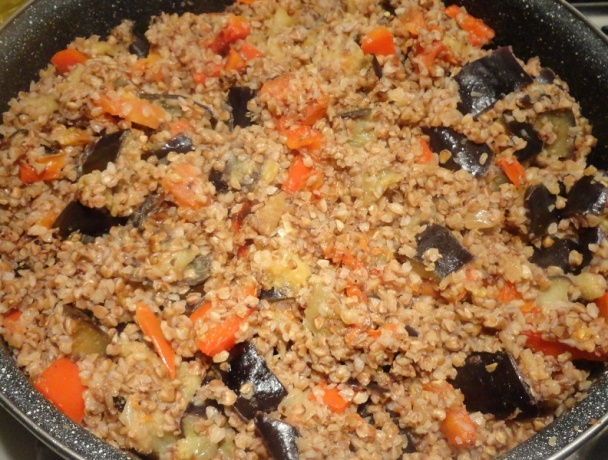 Pohánka s baklažánmi na bakuský spôsob (fotorecept) - obrázok 5