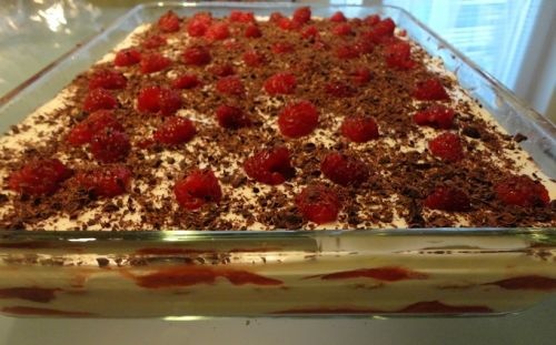 Dezert à la tiramisu s jahodami a malinami (fotorecept) - obrázok 4