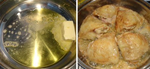 Kuracie stehná na bielom víne na spôsob Coq au Riesling (fotorecept) - obrázok 2