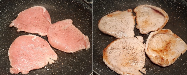 Zapekané bravčové rezne so zemiakmi a s kuriatkami (fotorecept) - obrázok 1