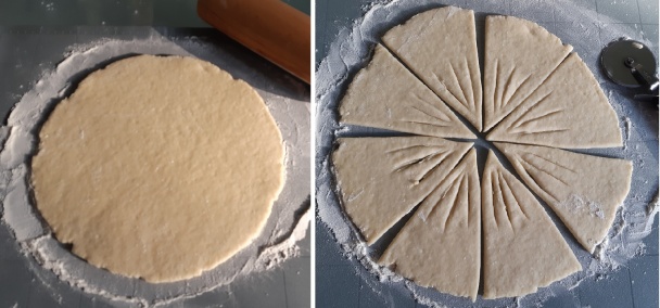 Jablkové šatôčky z tvarohového cesta (fotorecept) - obrázok 4