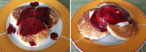 Ruské syrníky s malinovým coulis (fotorecept) - obrázok 5