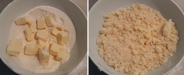 Výborný kefírový koláč s čerešňami a posýpkou (fotorecept) - obrázok 1