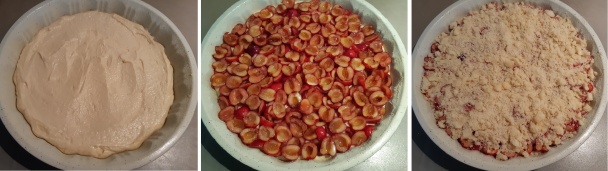 Výborný kefírový koláč s čerešňami a posýpkou (fotorecept) - obrázok 4