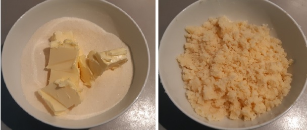 Marhuľový koláč s tvarohom a posýpkou (fotorecept) - obrázok 1