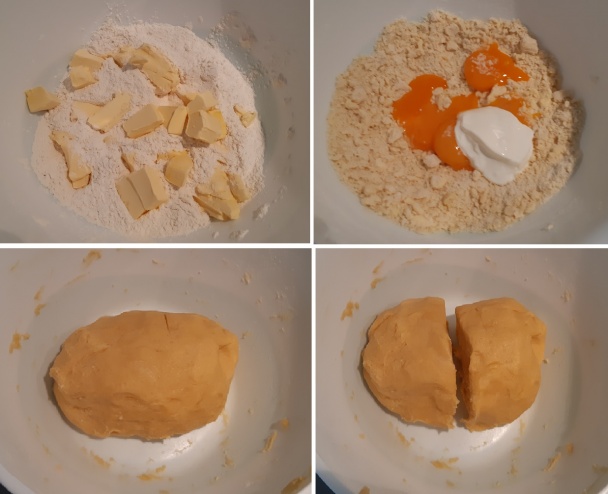 Jemný smotanový koláč s čučoriedkami (fotorecept) - obrázok 1
