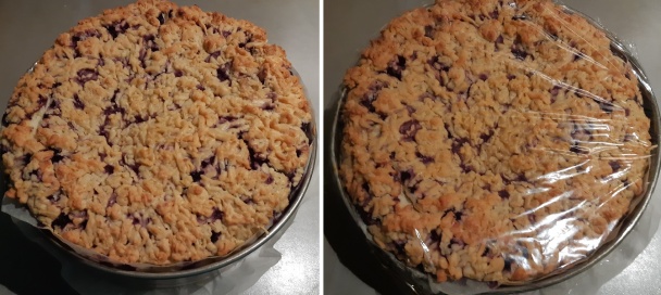 Jemný smotanový koláč s čučoriedkami (fotorecept) - obrázok 5