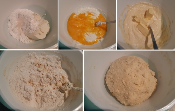 Jablkovo-slivkový mrežovník z tvarohového cesta (fotorecept) - obrázok 1