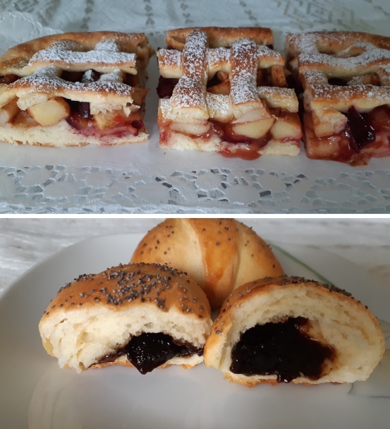 Jablkovo-slivkový mrežovník z tvarohového cesta (fotorecept) - obrázok 8