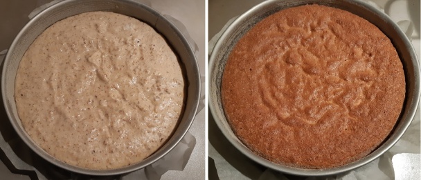 Orechovo-gaštanová torta s mascarpone (fotorecept) - obrázok 2