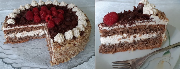 Orechovo-gaštanová torta s mascarpone (fotorecept) - obrázok 6