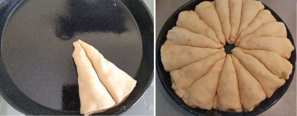 Kysnutý koláč „Jablkové kornútiky“ (fotorecept) - obrázok 6